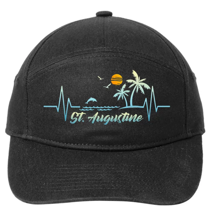 St Augustine Florida Souvenir Spring Break St Augustine 7-Panel Snapback Hat