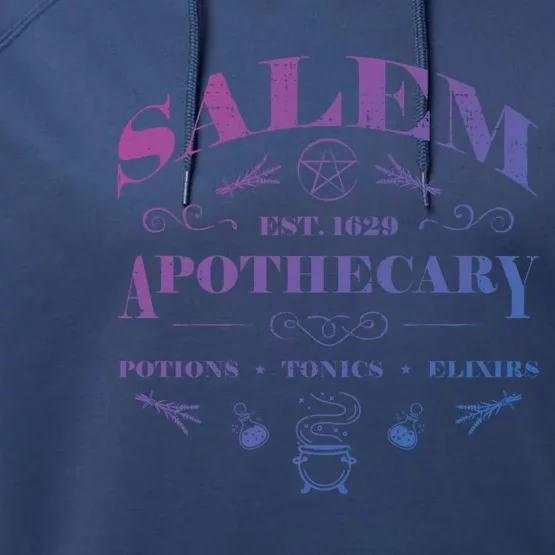 Salem Apothecary Funny Gift Performance Fleece Hoodie