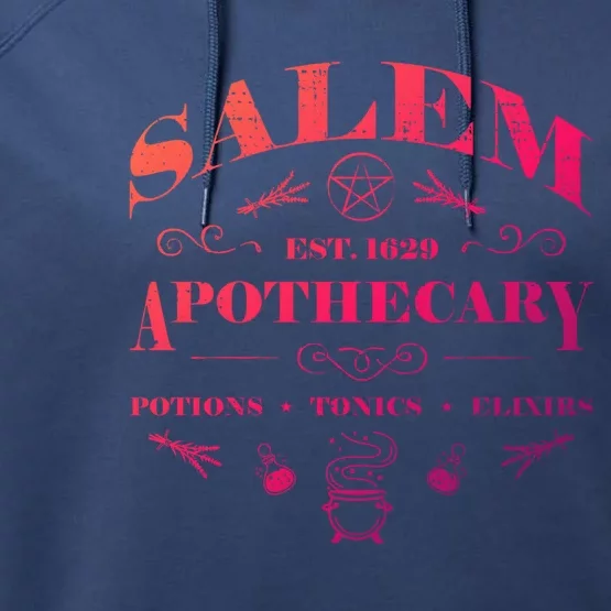 Salem Apothecary Funny Gift Performance Fleece Hoodie