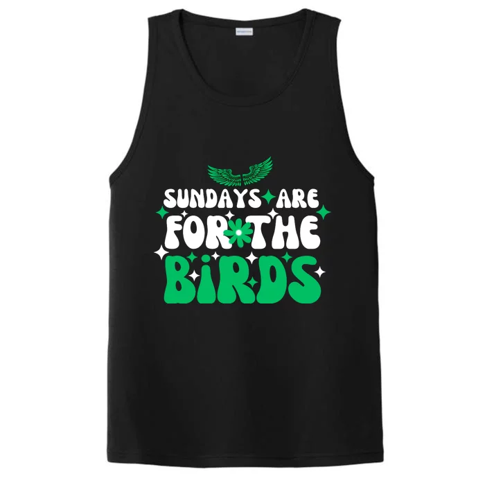 Sundays Are For The Birds For Philadelphia Football Fans Females Performance Tank