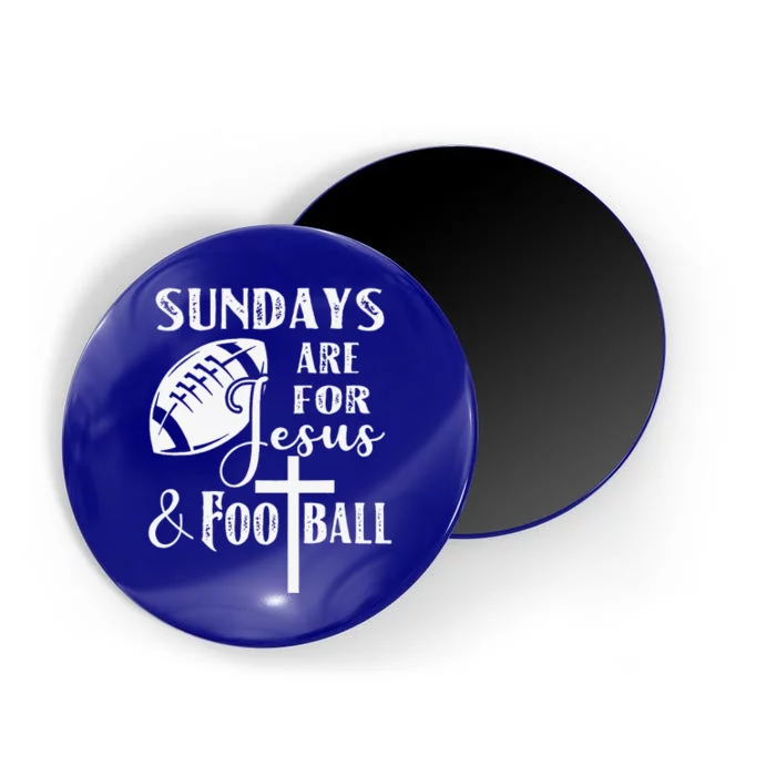 Sundays Are For Jesus And Football Funny Christian Gift Magnet