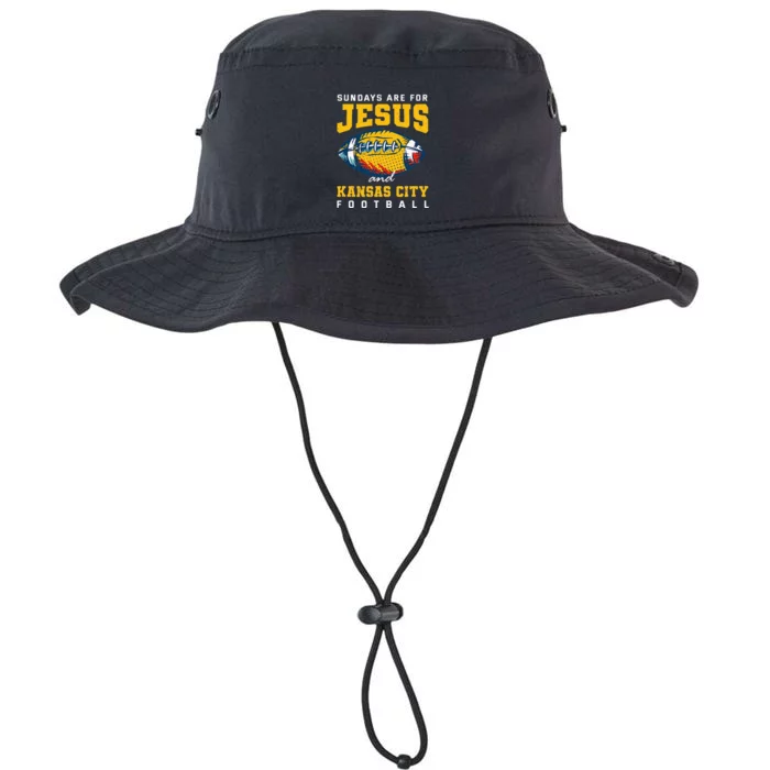 Sundays Are For Jesus And Kansas City Football Missouri Legacy Cool Fit Booney Bucket Hat