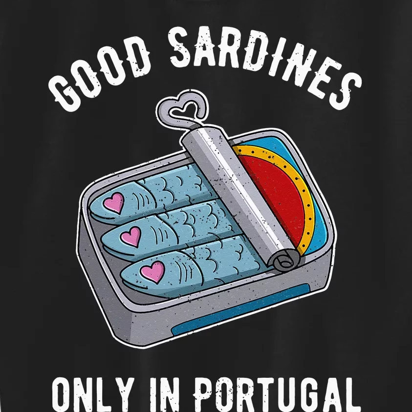 Sardine anchovies fish dishes canned fish cuisine Kids Sweatshirt