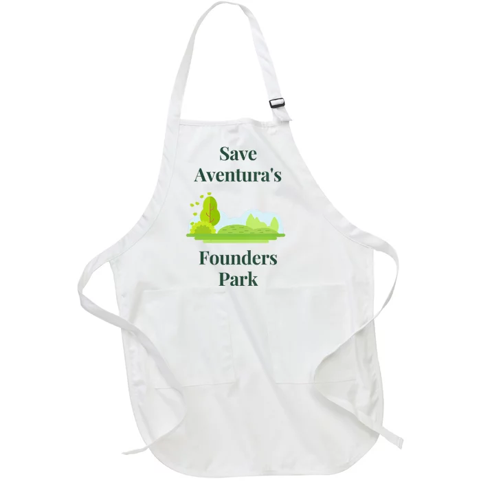 Save Aventuras Founders Park#2 Full-Length Apron With Pocket