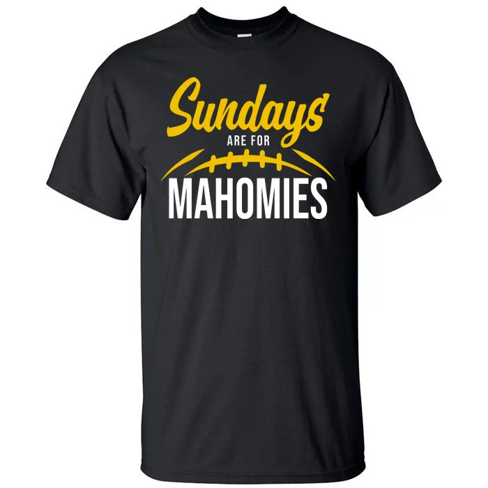 Sundays Are For Mahomies Football Lover Tall T-Shirt