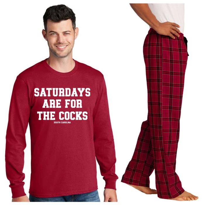 Saturdays Are For The Cocks Long Sleeve Pajama Set