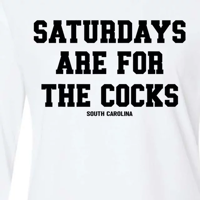 Saturdays Are For The Cocks Womens Cotton Relaxed Long Sleeve T-Shirt