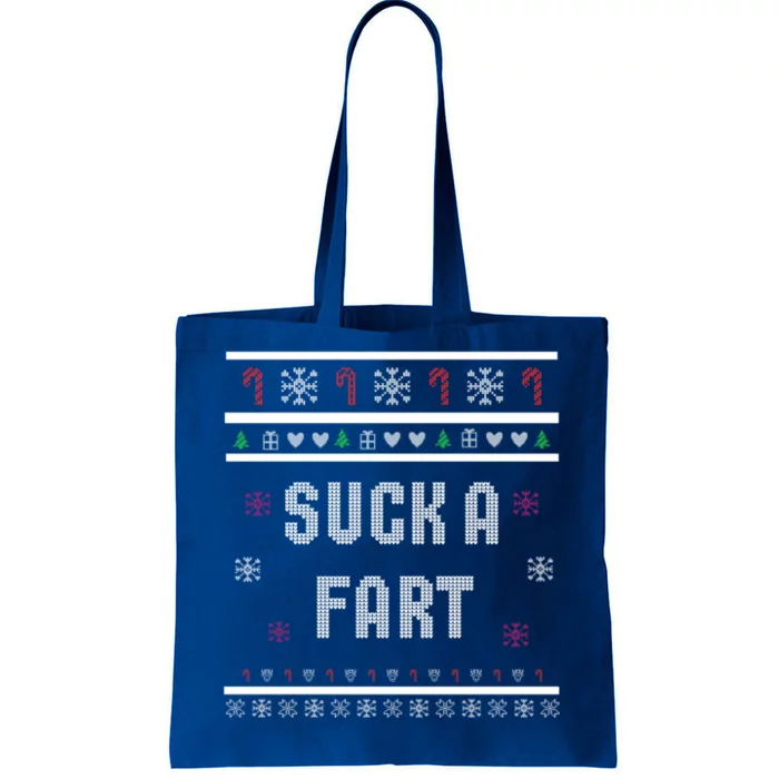 Suck A Fart Inappropriate Christmas Ugly Great Gift Tote Bag