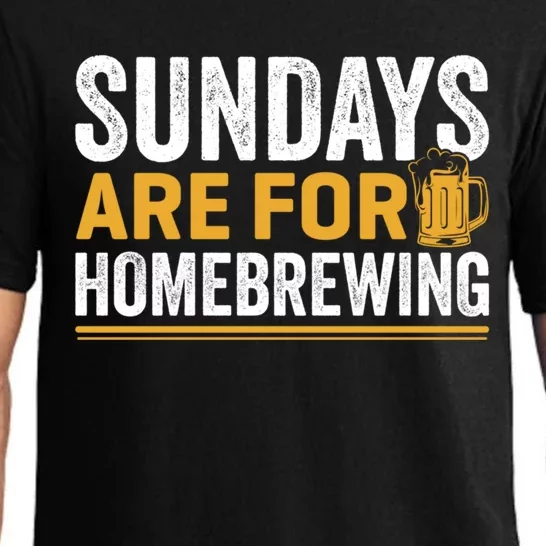 Sundays Are For Homebrewing Beer Brewing Alcohol Er Great Gift Pajama Set