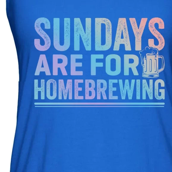 Sundays Are For Homebrewing Beer Brewing Alcohol Er Gift Ladies Essential Flowy Tank