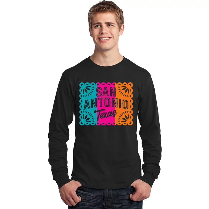 San Antonio Fiesta City Cinco De Mayo Funny Mexican Party Tall Long Sleeve T-Shirt