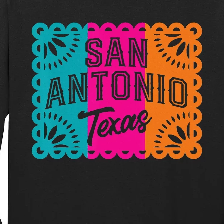 San Antonio Fiesta City Cinco De Mayo Funny Mexican Party Tall Long Sleeve T-Shirt