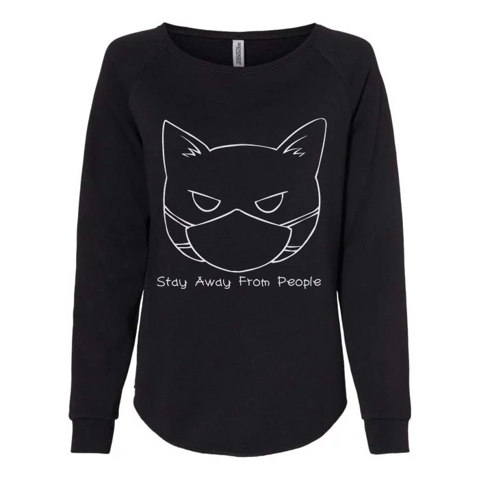 Stay Away From People Womens California Wash Sweatshirt