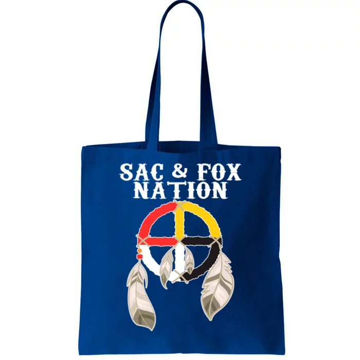 Sac And Fox Nation Native American Indian Medicine Wheel Gift Tote Bag