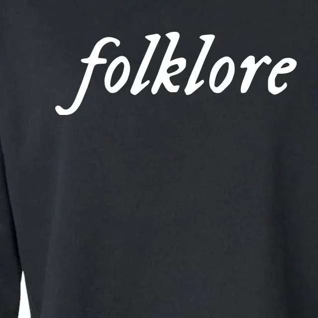 S.W.I.F.T. Alert Folklore Cropped Pullover Crew