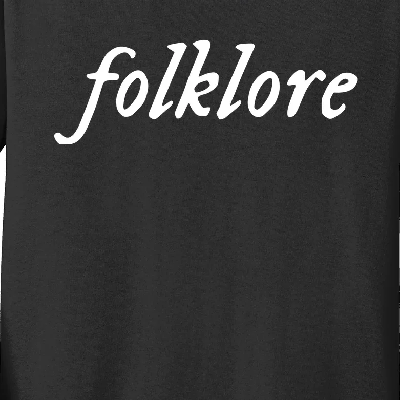 S.W.I.F.T. Alert Folklore Kids Long Sleeve Shirt