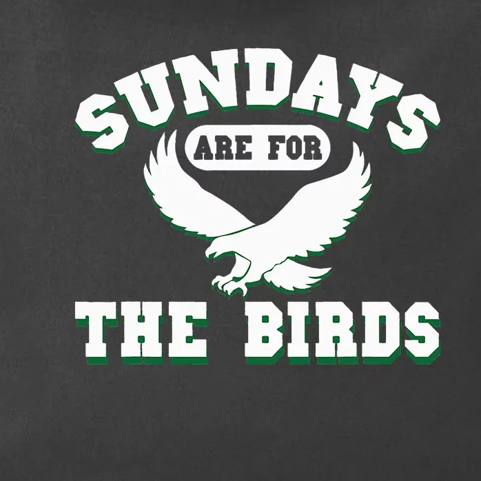 Sundays Are For The Birds Zip Tote Bag