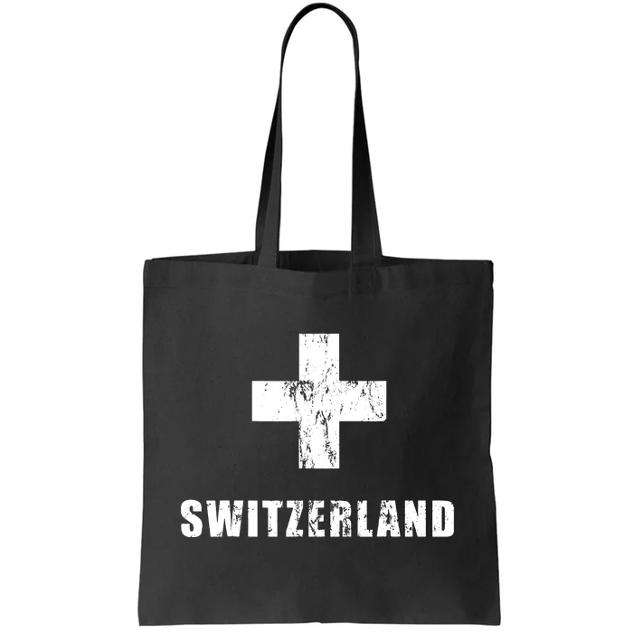 Switzerland Apparel For Swiss Retro Vintage Design Lover Tote Bag