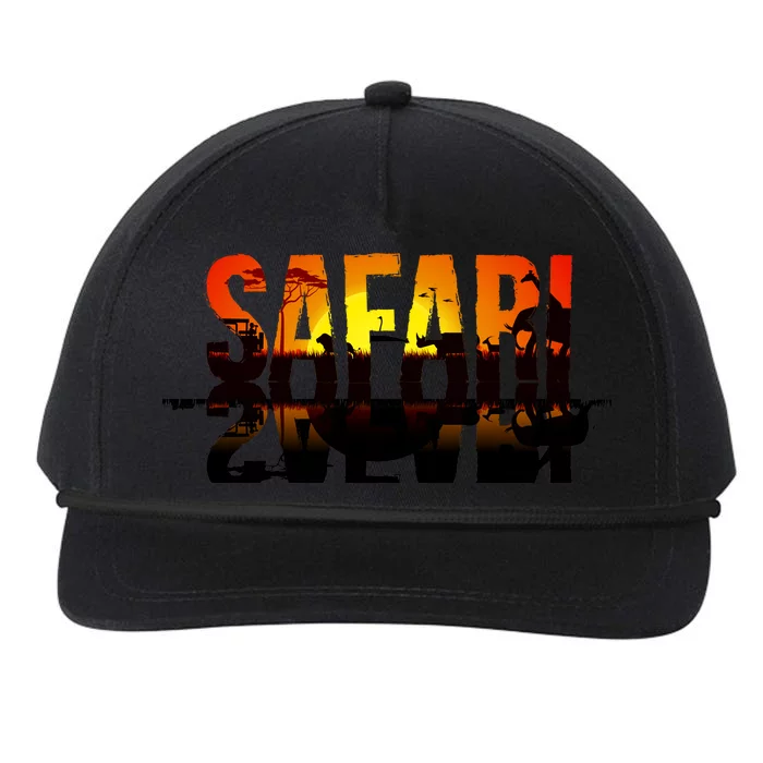 Safari Animal Kingdom Snapback Five-Panel Rope Hat