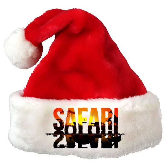 Safari Animal Kingdom Premium Christmas Santa Hat