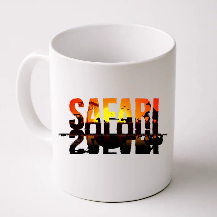 Safari Animal Kingdom Front & Back Coffee Mug