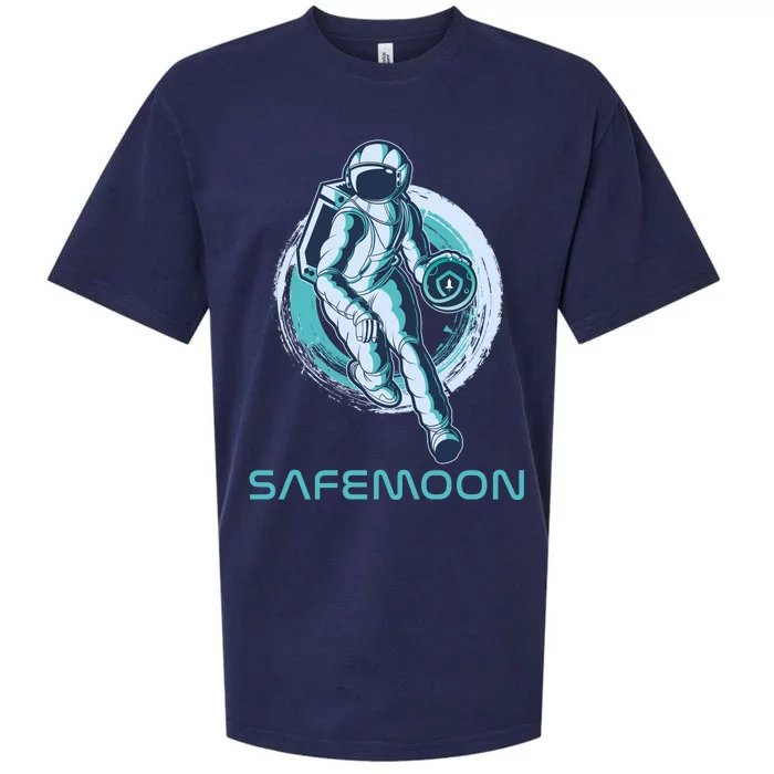 Safemoon Blockchain Cryptocurrency Astronaut Basketball Sueded Cloud Jersey T-Shirt