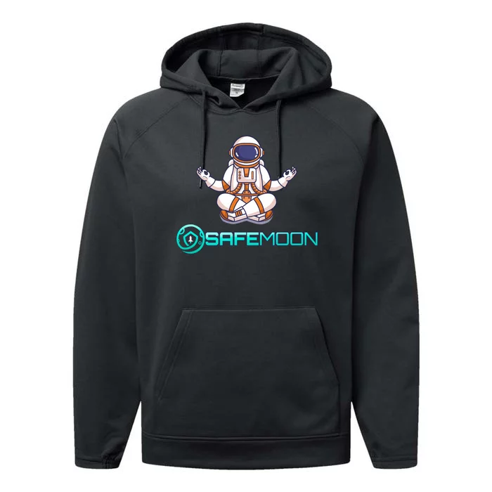 Safemoon Cryptocurrency Astronaut Token Performance Fleece Hoodie