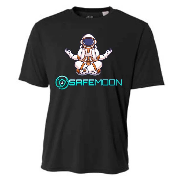 Safemoon Cryptocurrency Astronaut Token Cooling Performance Crew T-Shirt