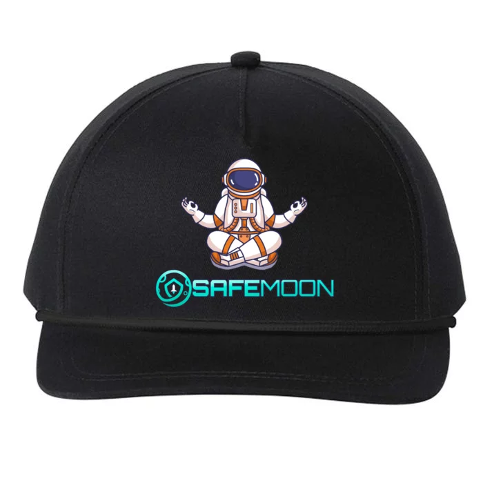 Safemoon Cryptocurrency Astronaut Token Snapback Five-Panel Rope Hat