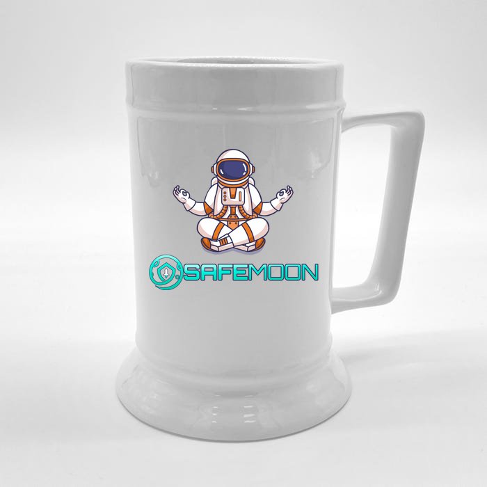 Safemoon Cryptocurrency Astronaut Token Front & Back Beer Stein