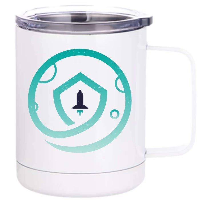 Safemoon Cryptocurrency Logo Front & Back 12oz Stainless Steel Tumbler Cup