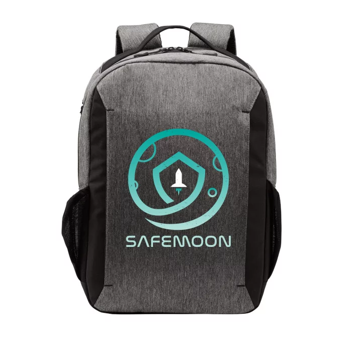 Safemoon Cryptocurrency Logo With Name Vector Backpack