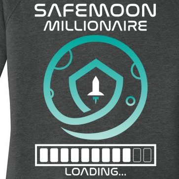 Safemoon Cryptocurrency Millionaire Loading Bar Women’s Perfect Tri Tunic Long Sleeve Shirt