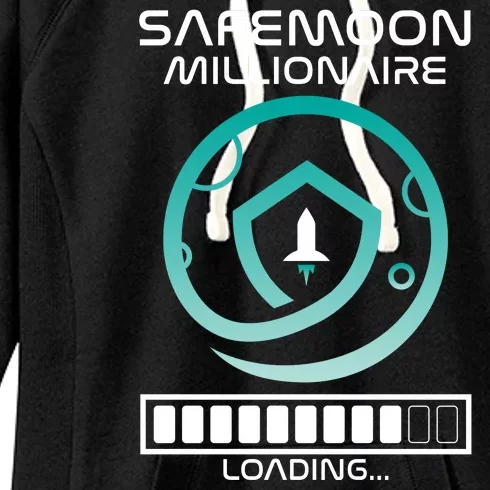 Safemoon Cryptocurrency Millionaire Loading Bar Women's Fleece Hoodie