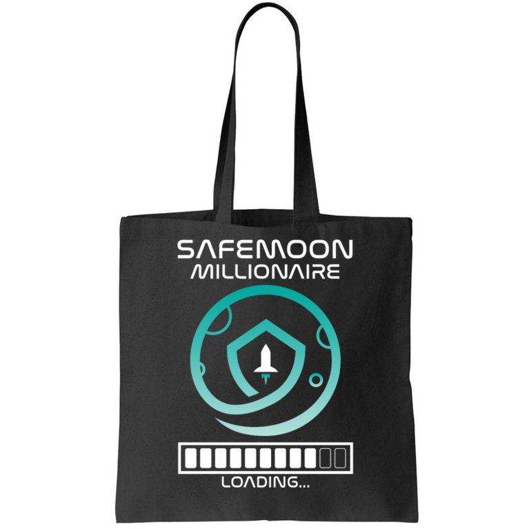 Safemoon Cryptocurrency Millionaire Loading Bar Tote Bag