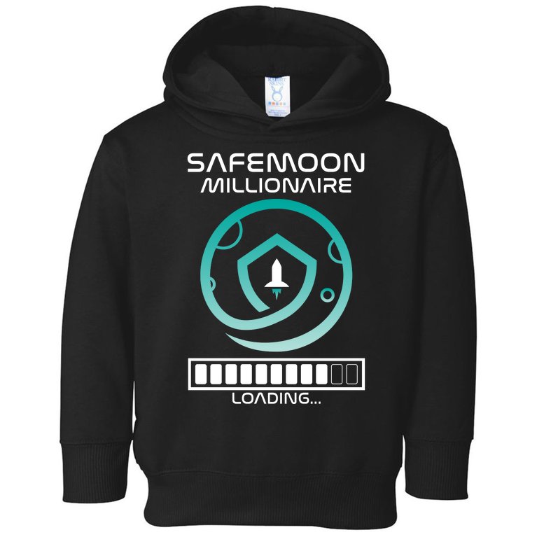 Safemoon Cryptocurrency Millionaire Loading Bar Toddler Hoodie