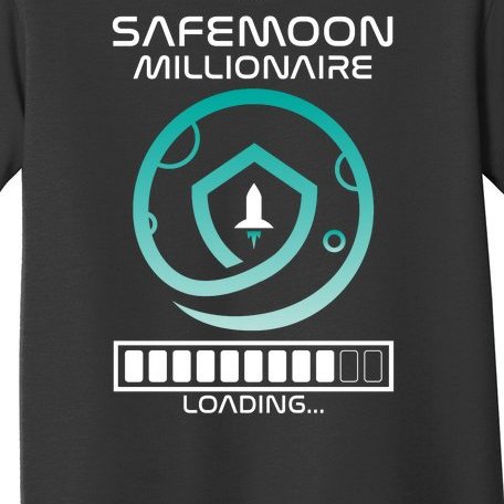 Safemoon Cryptocurrency Millionaire Loading Bar Toddler T-Shirt