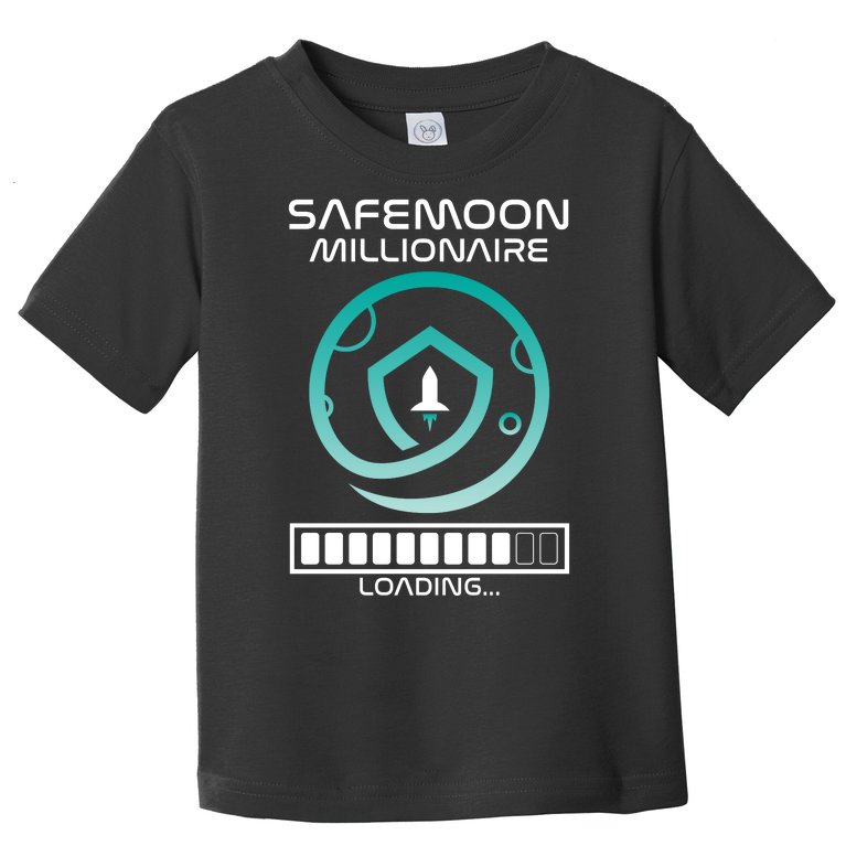Safemoon Cryptocurrency Millionaire Loading Bar Toddler T-Shirt