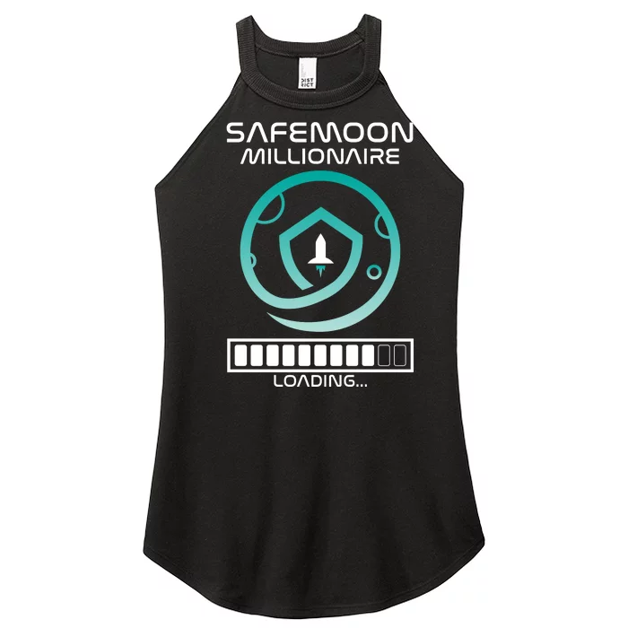 Safemoon Cryptocurrency Millionaire Loading Bar Women’s Perfect Tri Rocker Tank