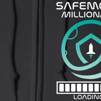 Safemoon Cryptocurrency Millionaire Loading Bar Full Zip Hoodie