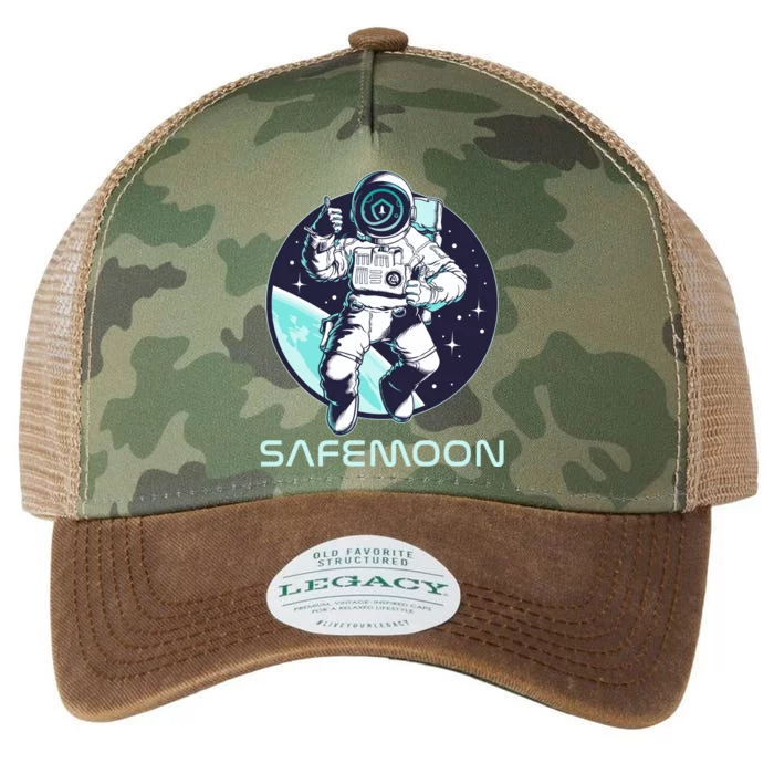 Safemoon Cryptocurrency Space Astronaut Legacy Tie Dye Trucker Hat