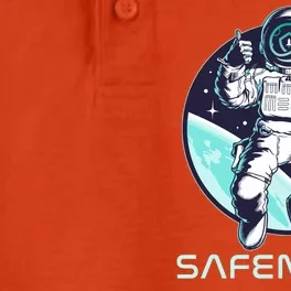 Safemoon Cryptocurrency Space Astronaut Dry Zone Grid Performance Polo