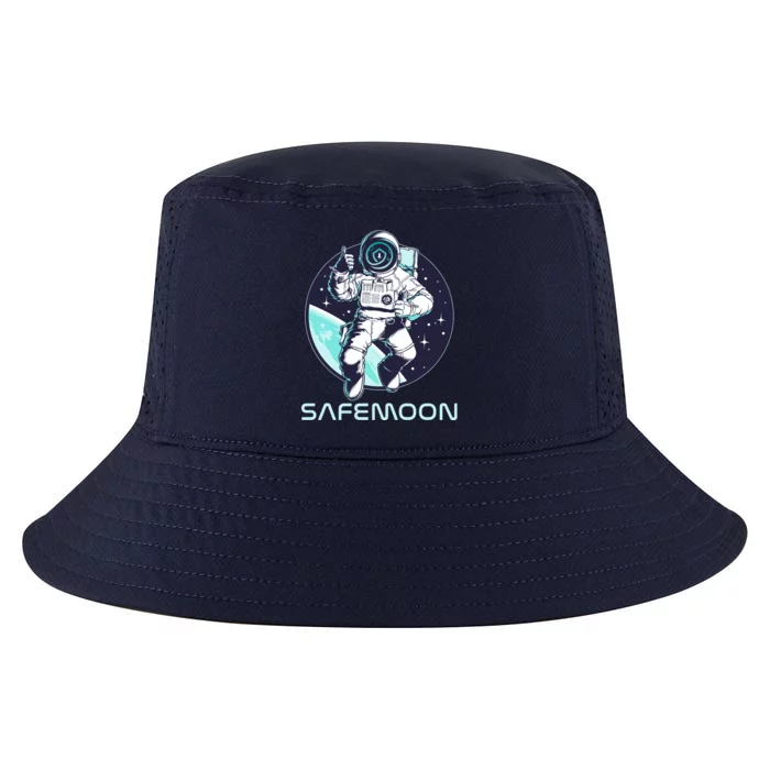 Safemoon Cryptocurrency Space Astronaut Cool Comfort Performance Bucket Hat