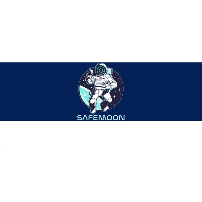 Safemoon Cryptocurrency Space Astronaut Bumper Sticker