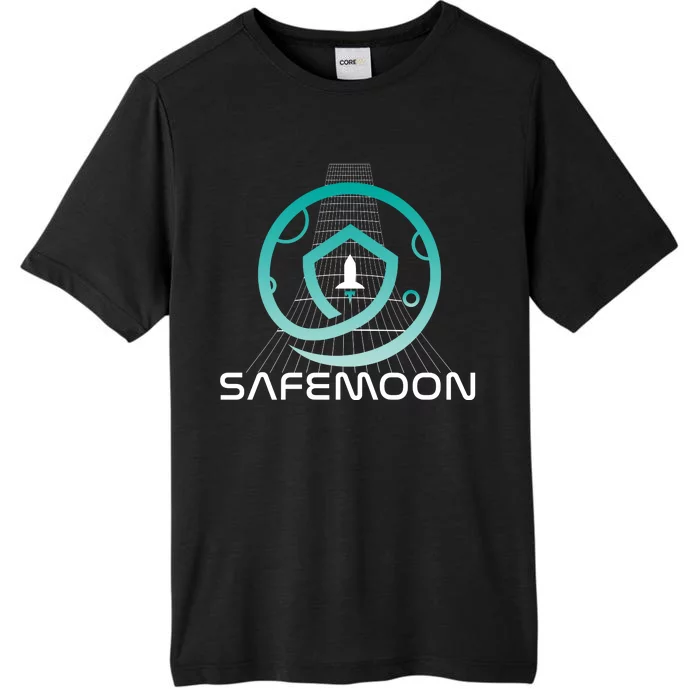 Safemoon Cryptocurrency Space Grid ChromaSoft Performance T-Shirt