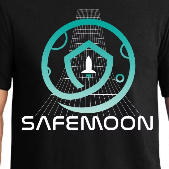 Safemoon Cryptocurrency Space Grid Pajama Set