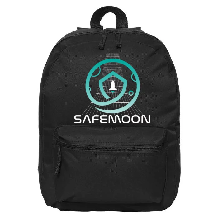 Safemoon Cryptocurrency Space Grid 16 in Basic Backpack