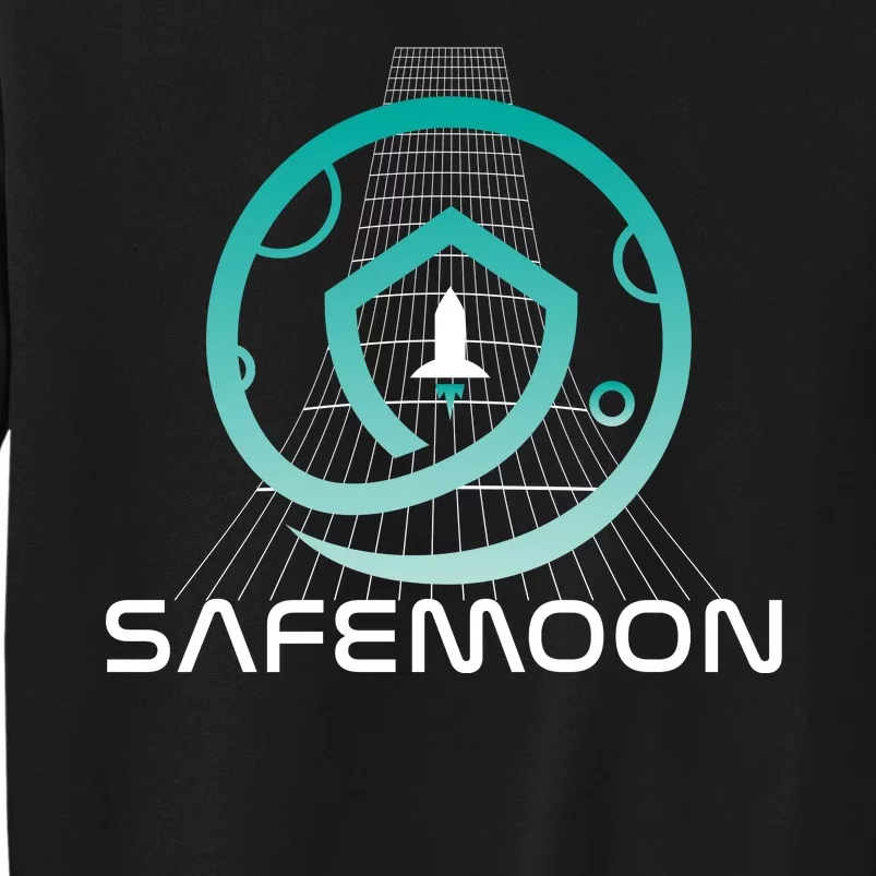 Safemoon Cryptocurrency Space Grid Tall Sweatshirt