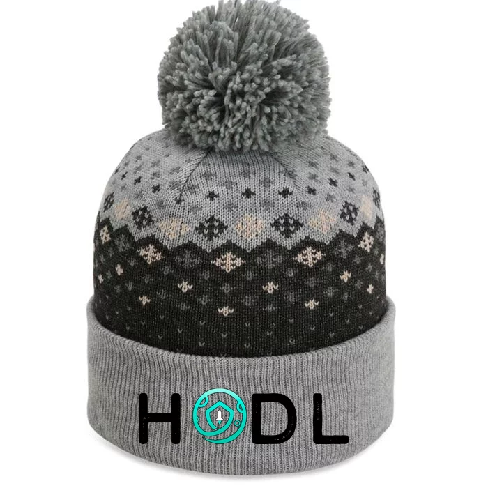 SafeMoon HODL Crypto Hold Currency The Baniff Cuffed Pom Beanie