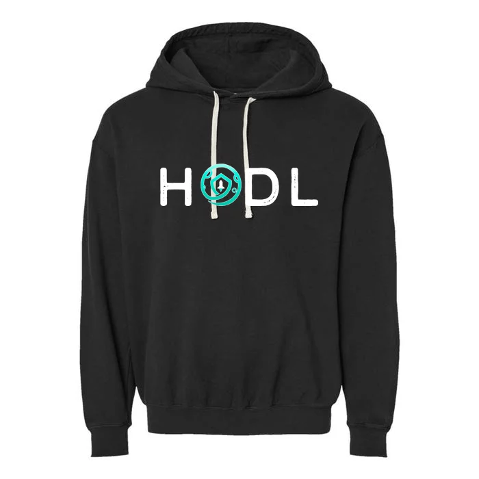 SafeMoon HODL Crypto Hold Currency Garment-Dyed Fleece Hoodie